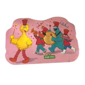 🆓 - 🥀 Donating Soon 🥀 - (1982) Sesame Street Placemat - Free With Purchase